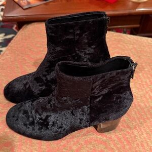 Rag and bone Drea Boot black velvet 36.5
